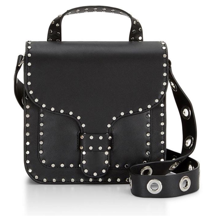 Rebecca Minkoff Midnight Leather Studded Shoulder Bag